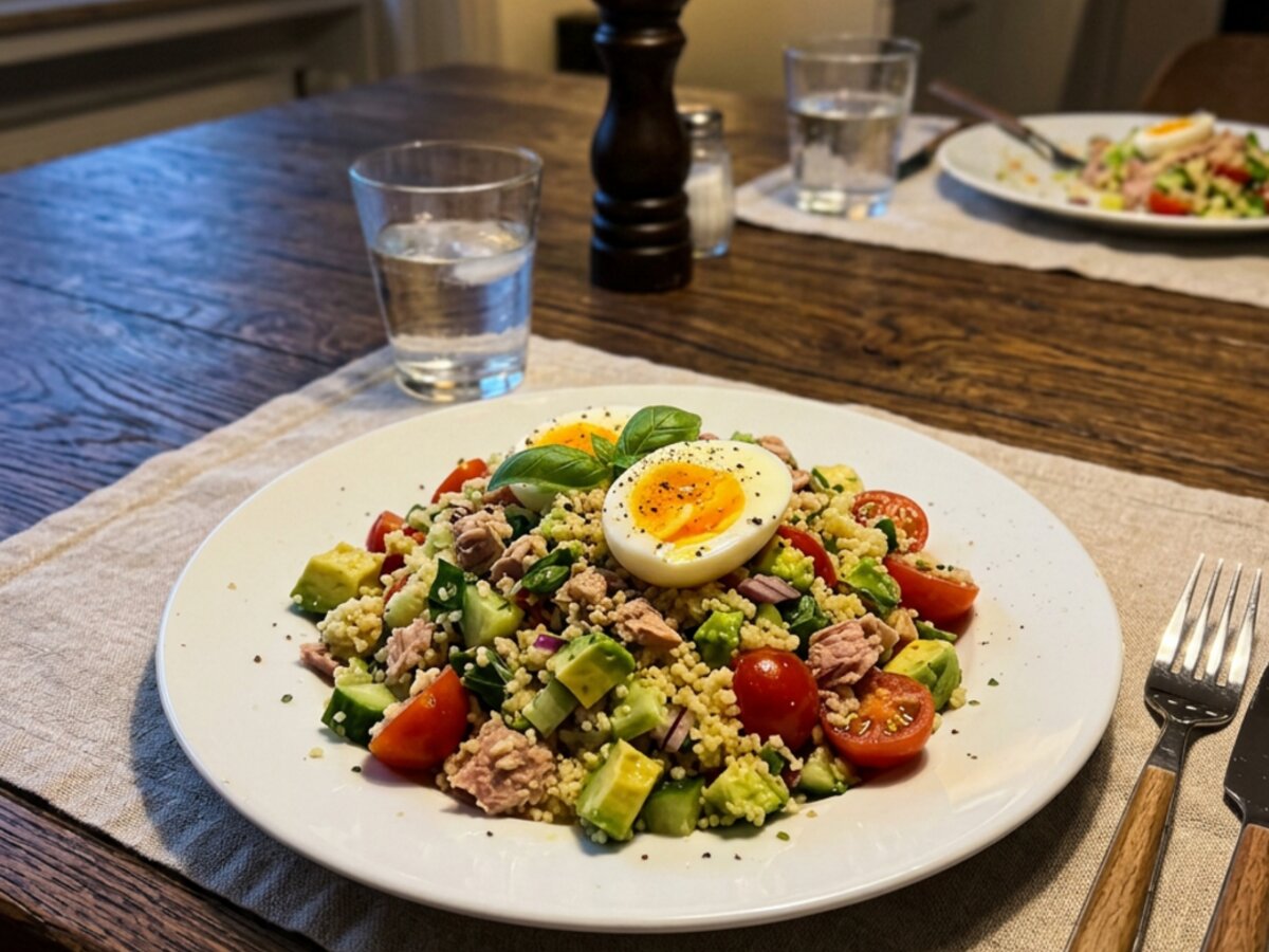 Couscous-Salat mit Thunfisch