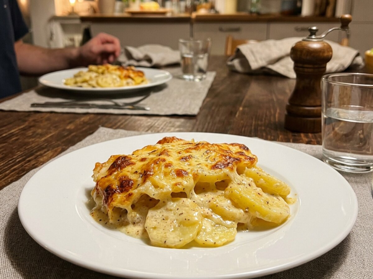 Klassisches Kartoffelgratin